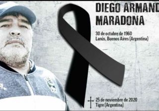 Adios Diego Armando Maradona